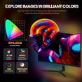 thumbnail image 4 of Suevery 30" 200Hz Curved Gaming Monitor,  WFHD 2560x1080, 1500R,21:9, FreeSync, Low Blue Light, Wall-Mountable, HDMI/DP, Black, 4 of 7