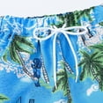 thumbnail image 7 of kaprioy Toddler Baby Boy Summer Outfits Little Kids Hawaiian Clothes Short Sets Sunset Palm Leave Top Shirt T-shirt Tops Shorts 2PCS Clothes Set, 7 of 7