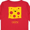 thumbnail image 4 of Inktastic Cute Kawaii Cheese Boys or Girls Long Sleeve Toddler T-Shirt, 4 of 5