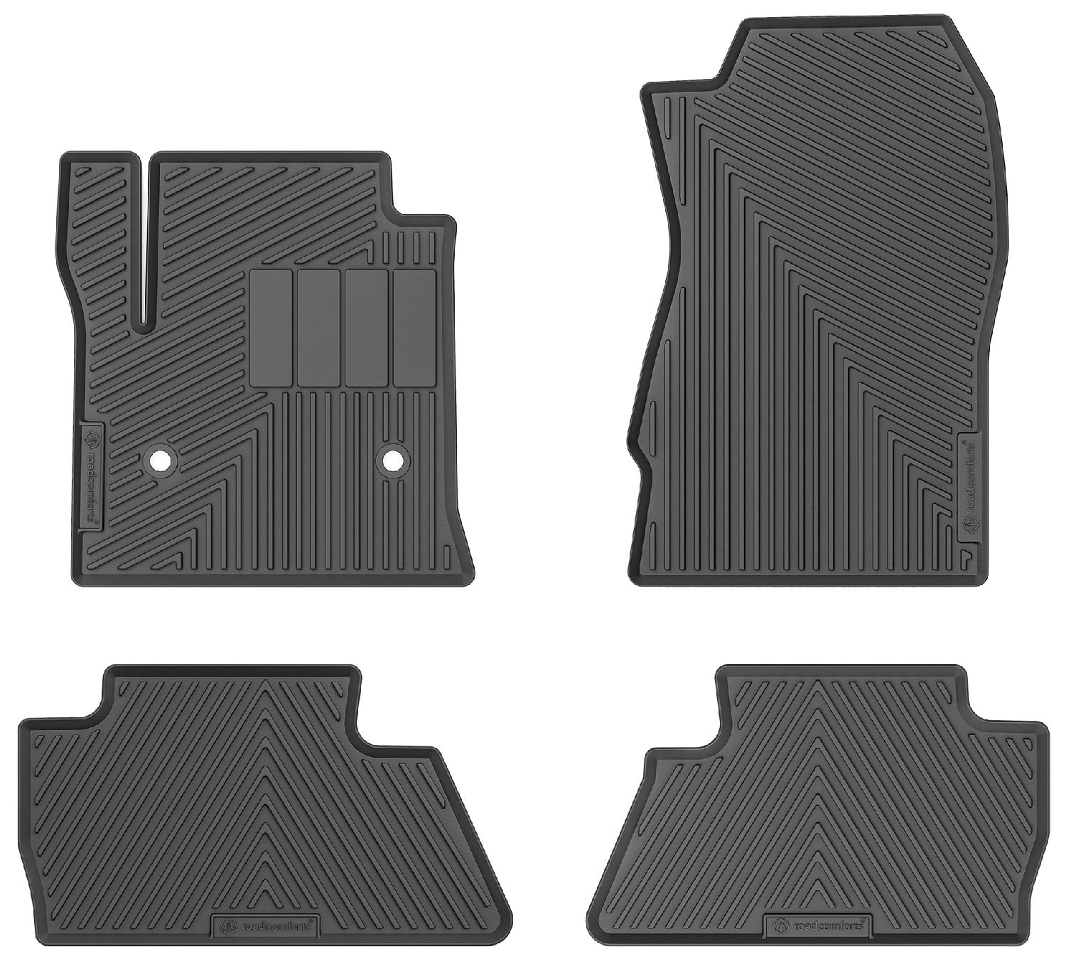 RC38460 Custom Fit AllWeather Floor Mats for 2018 GMC