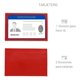 thumbnail image 5 of Cartera Hombre Tarjetero Horizontal Piel 100% Regalo Papá rojo, 5 of 9