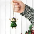 thumbnail image 5 of PPKVUFD 1PCS Christmas Cat in Christmas Tree Acrylic Hanging Ornament, Suitable for Keychain, Bag, Car Rearview Mirror Pendant, Used for Christmas Decoration, Adding Cute and Happy Atmosphere 2D Flat, 5 of 9