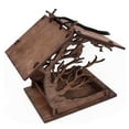 thumbnail image 2 of Comedero para pájaros Irfora Comedero para pájaros Casa de pájaros Montaje de bricolaje Tablero de madera Nido de pájaros Jardín al aire libre Casa de pájaros Irfora Comedero para pájaros, 2 of 7