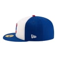 thumbnail image 7 of Men's New Era White/Royal Chicago Cubs 150th Anniversary 59FIFTY Fitted Hat, 7 of 7