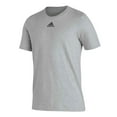 thumbnail image 2 of Adidas Men's Pregame Badge of Sport Short Sleeve Tee 3XL Gray Heather | Black, 2 of 2
