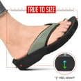 thumbnail image 4 of Aerothotic  Strait Women's Orthotic Thong Sandals 9 - Medium - Green, 4 of 9