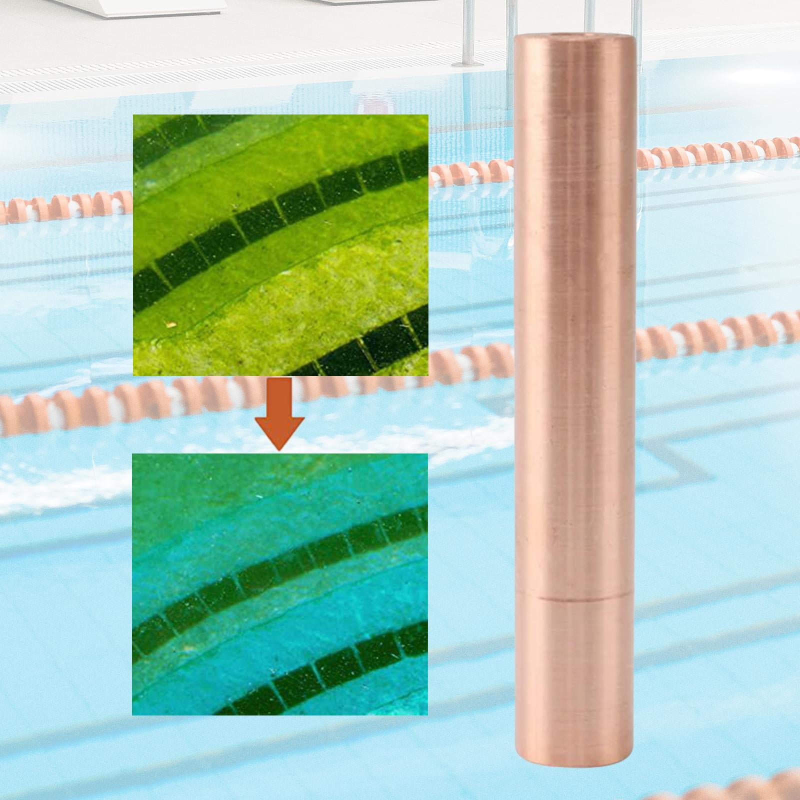 Nishiyuenyi Swimming Pool Anode for , Anode Solar Copper High Efficiency Keeps Pool Cleaner Kill Algae Water for Cleaning swimning pool