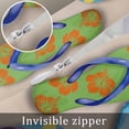 thumbnail image 7 of Colorful Flip Flops Throw Pillow Cover 20 x 30 Inch Decorative Pillow Cover Summer Blue Beach Ocean Lumbar Pillowcase Seasonal Rectangle Cushion Case for Couch Sofa Bed Living Room, 7 of 7