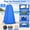 Blue, variant on Multi‑Function Instant‑Setup Shower Tent, Outdoor Privacy Shelter for Showering, Changing & Toilet Use, Tree Camo in Blue & Black, Ideal for Fishing, Bird‑Watching, Photography and Camping