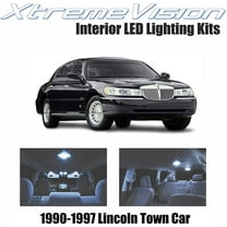 XtremeVision Interior LED for Lincoln Town Car 1990-1997 10 Pieces Cool White Interior LED Kit   Installation Tool