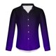 thumbnail image 4 of Blusa y camisa de manga larga con cuello vuelto para hombre, estilo casual, a la moda, con botones estampados, blusa de manga larga con cuello vuelto, camisetas de poliéster para hombre, 4 of 5