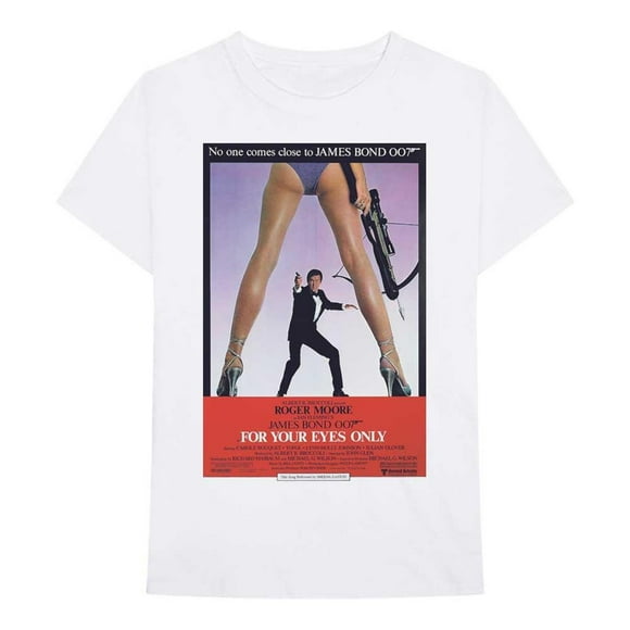 James Bond Adult For Your Eyes Poster T-Shirt