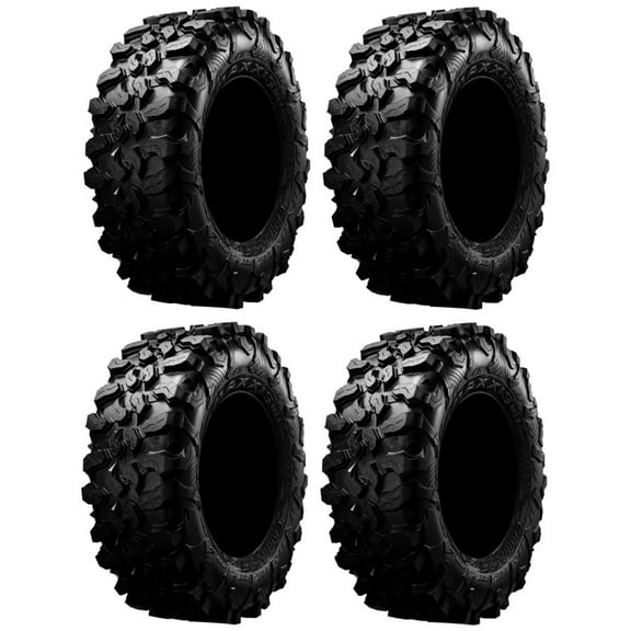 Full set of Maxxis Carnivore Radial (8ply) ATV Tires 32x10-15 (4)