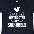 thumbnail image 4 of Inktastic Easily Distracted by Squirrels Boys or Girls Baby Bodysuit, 4 of 5