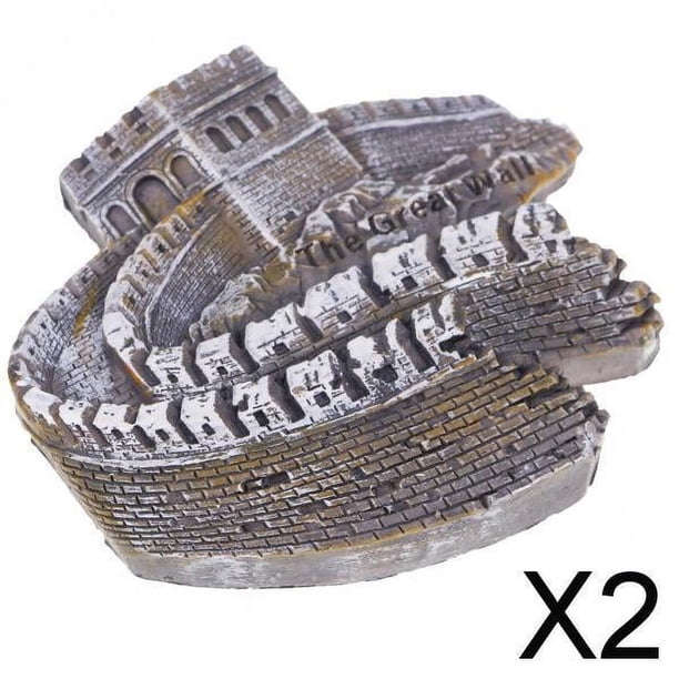 Paquete de 2 Imanes de resina 3D perfke Beijing para nevera decoración del hogar