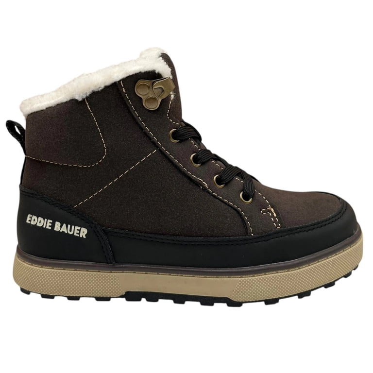 Eddie Bauer Little Boys Faux-Shearling Lined Ankle Boots  display picture 1