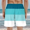 thumbnail image 5 of KPOPLK Mens Swim Trunks 5" Quick Dry Stretch Swim Shorts Mesh Lining Bathing Suits Swimwear Beach Shorts with Pockets(Mint Green,M), 5 of 9