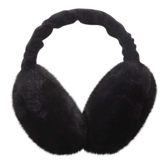 Uuowzo Winter Thickened Earmuffs Foldable Hamburg Earmuffs Warm Earmuffs Indoor Outdoor Christmas Decorations, A