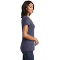 thumbnail image 2 of District Adult Female Women Electric Heather T-Shirt Hthrd Navy X-Large, 2 of 3