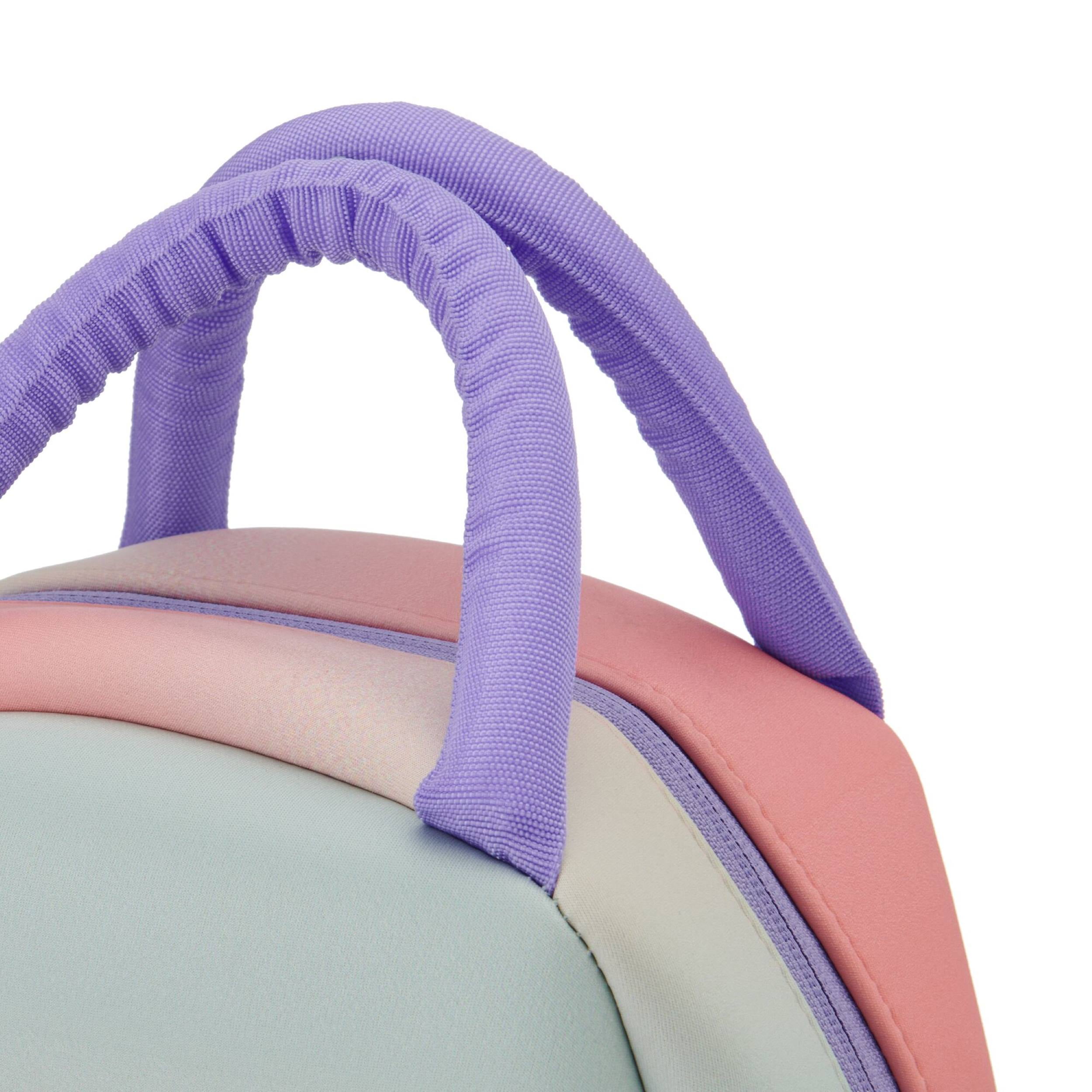 BUILT Neoprene Reusable Kid's Lunch Bag Ombre Coral, Mint, Lavender