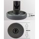 thumbnail image 2 of Juego completo de 8 ruedas para lavavajillas para cesta inferior - Compatible con Privileg, Faure, AEG, Electrolux, Zanussi, 2 of 5