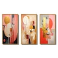 thumbnail image 2 of Designart "Serendipitous Circular Geometric Serenity I" Modern Geometric Framed Wall Art Set Of 3 - Gold Abstract Frame Gallery Wall Set For Home Decor, 2 of 6