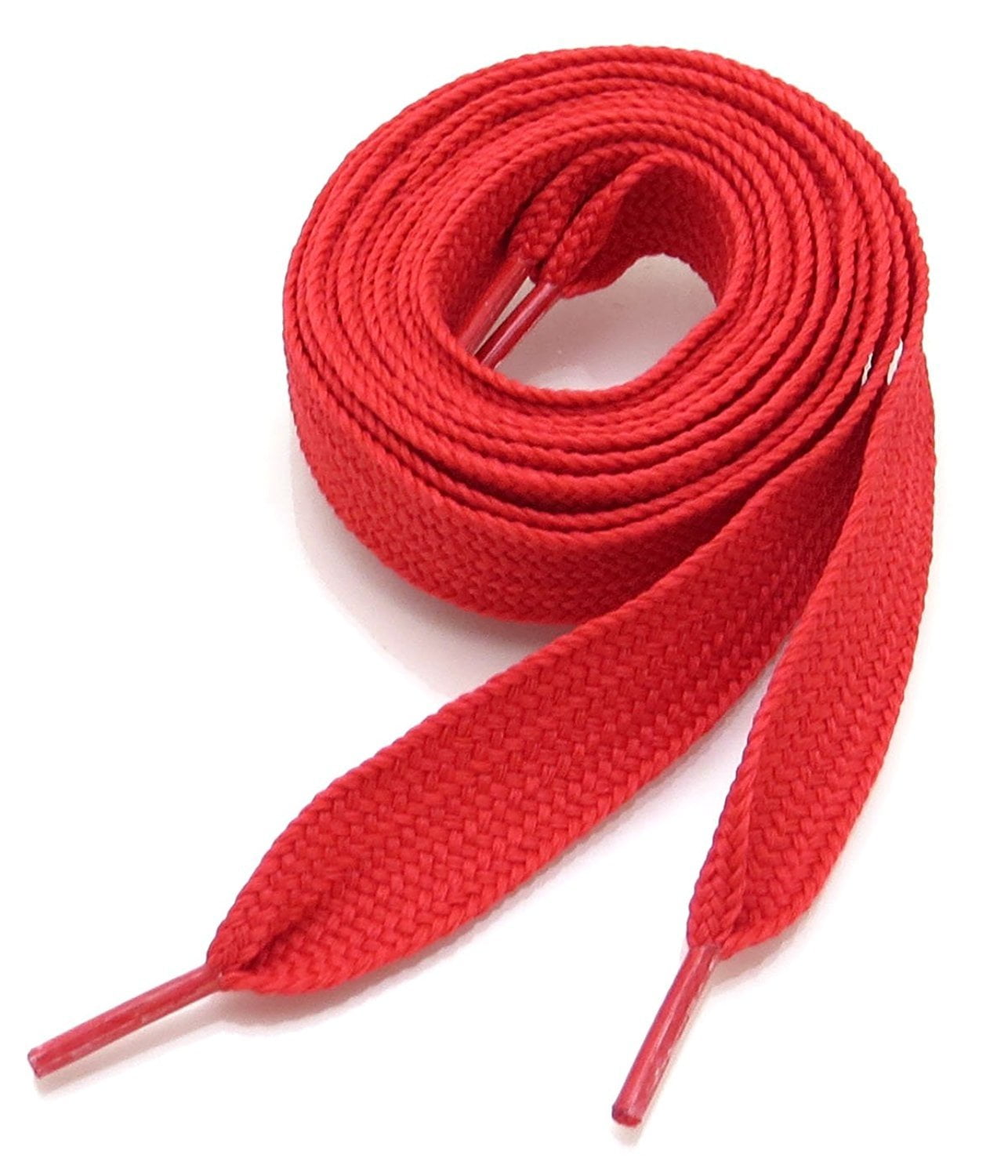 wholesale12 pairs thick  shoelaces shoe lace RED WHITE 