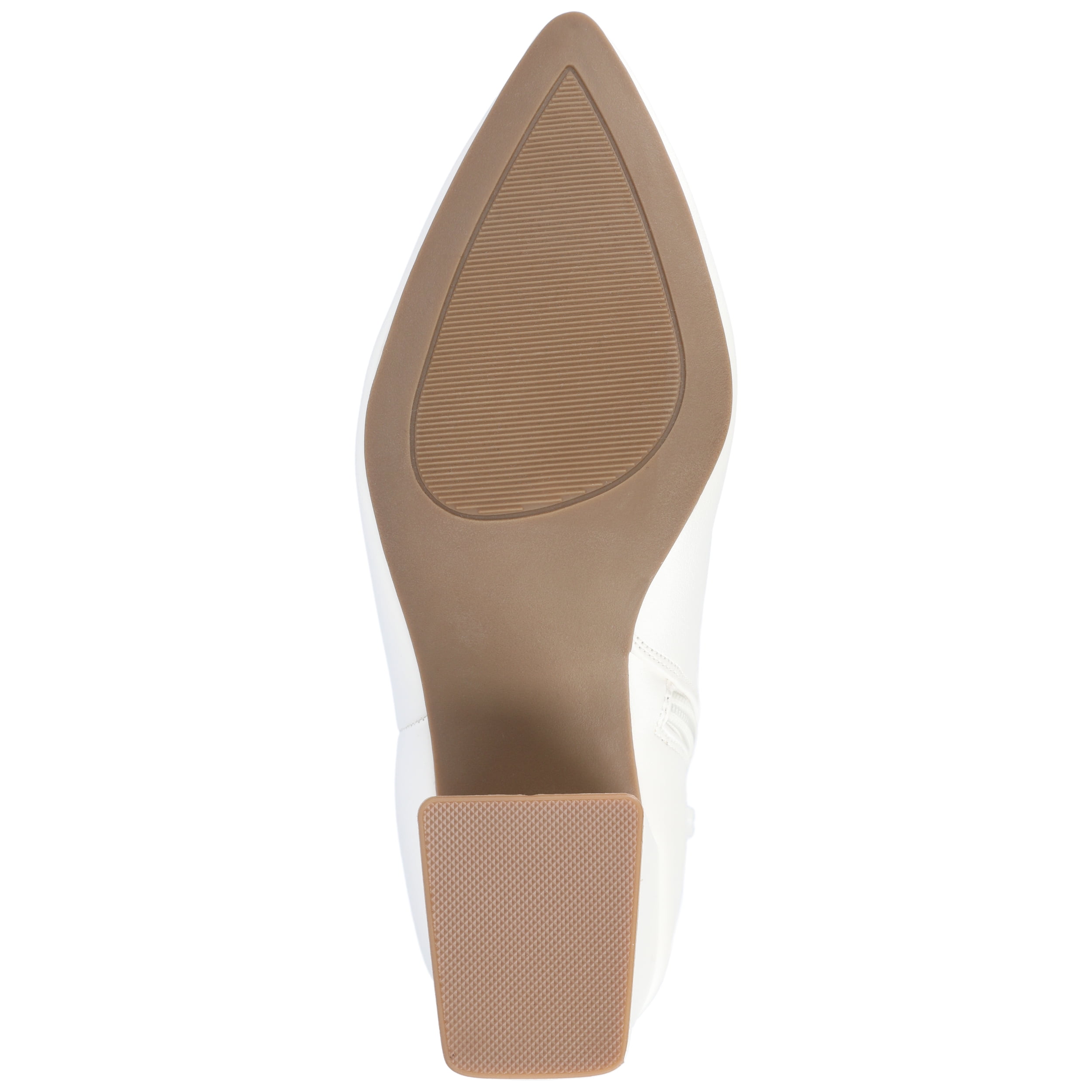 Journee Womens Sorren Covered Block Heel Pointed Toe Booties
