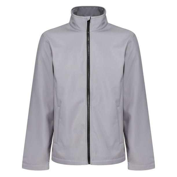 Regatta Standout - Chaqueta Soft Shell imprimible Ablaze para chico hombre (Gris Roca, Negro)