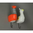 thumbnail image 3 of Set of 2 Llama & Giraffe Ceramic Wall Hanging Succulent Planters Decorative Pots, 3 of 4