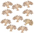 thumbnail image 1 of 10 Piezas 12,5 X 12,5 Cm Adornos de Madera Macarena Artesanía de Madera del Adorno, 1 of 8