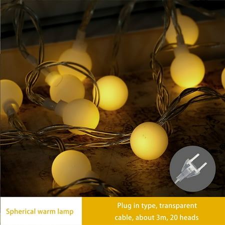 

Christmas Decorations Clearance! KITTEHIGM Bedroom Christmas Decorative Ball Lamp 30cm 20 Lamps LED Battery Powered Tale Lamp Used For Indoor Garden Party Decoration Sales ad Today’S Deals