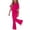 Hot Pink, variant on Girls Summer Outfit Sets Size 10-12, Casual Short Sleeve Graphic Kids' Clothing Sets Girls' 2 Piece Sets Purple Size 10