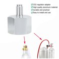 thumbnail image 1 of Conector regulador Aluminio CO2 Regulador Adaptador Conector Accesorios de montaje para cerveza casera Anggrek Otros, 1 of 8
