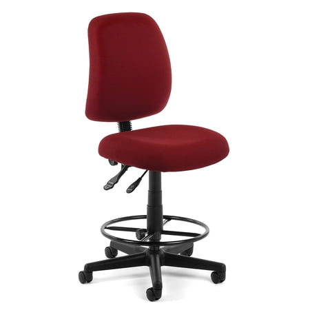 OFM Posture Task Drafting Chair with Drafting Kit in Wine