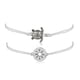 thumbnail image 4 of sweethay Tobilleras de mujer cadena de pie Retro tortuga brújula decoración trenzada artesanía pies decoración accesorio de moda para Blanco 10Conjunto, 4 of 6
