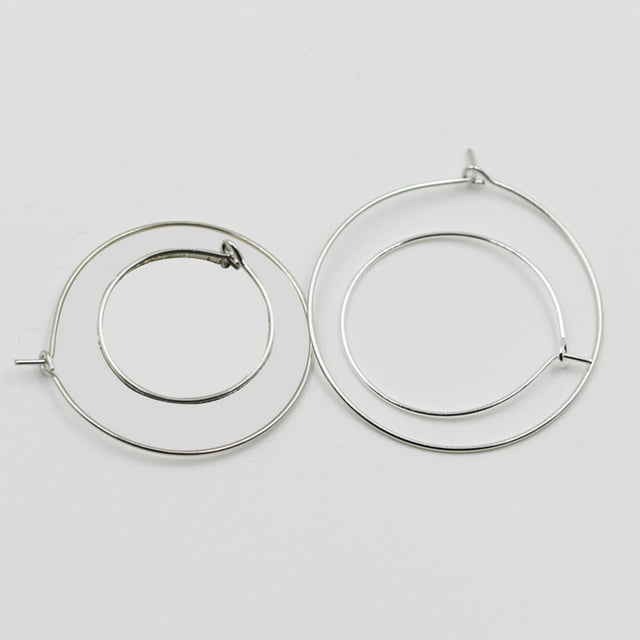 OULII 100pcs Silver Metal Jewelry Making Supplies For Craft Enthusiasts With Lightweight Design