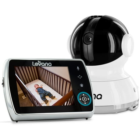 Levana Keera 3.5″, Video Baby Monitor, 24-Hour Battery, SD Video Recording
