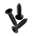 thumbnail image 3 of Musiclily Ultra 3x12mm Stainless Steel Pickguard Countersunk Mounting Screws for USA Fender Style Electric Guitar or Bass, Black (Set of 50), 3 of 5