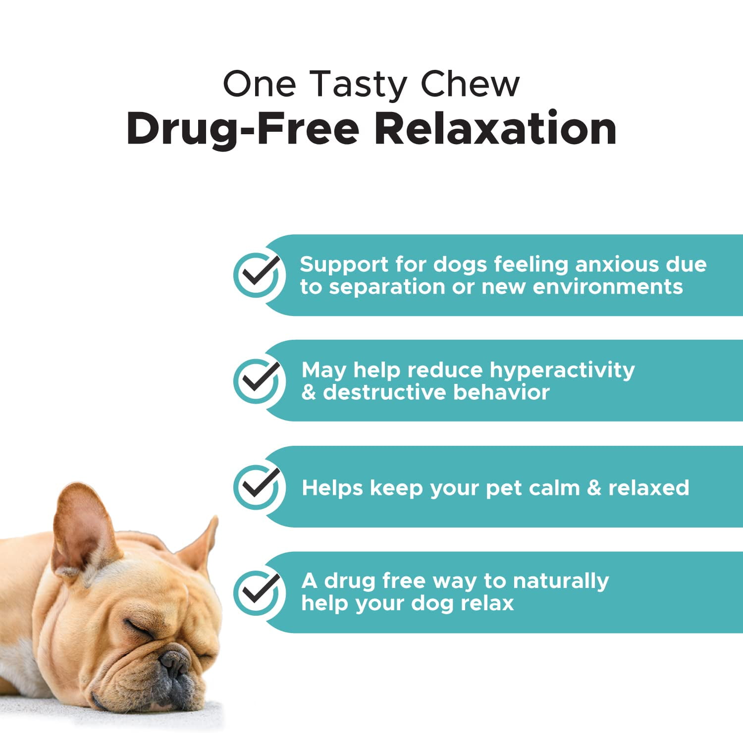 Natural Calming Melatonin for Dogs Anxiety Relief with Chamomile L Theanine. Soft Chews Aid Stress Thunder Chewing Barking. 90 Count. Walmart