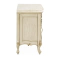 thumbnail image 4 of Michael Amini Platine de Royale Marble and Wood Nightstand - Champagne Ivory, 4 of 11