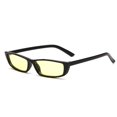 thumbnail image 1 of sombras gafas de sol para las mujeres gafas de moda gafas con estilo retro hip-hop pequeño ojo de gato clásico triángulo gafas fresco, 1 of 4