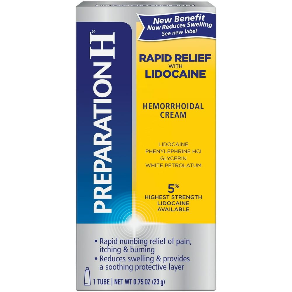 PREPARATION H Rapid Relief with Lidocaine Hemorrhoid Symptom Treatment