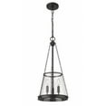 thumbnail image 2 of 3 Light Pendant In Industrial Style-25 Inches Tall And 12 Inches Wide-Matte Black Finish    -Traditional Installation Z-Lite 341P12-Mb, 2 of 2