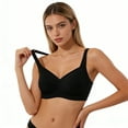thumbnail image 2 of VRCOMFY Jelly Soft Push Up Bra Wireless Comfort for Women Everyday Full Coverage T Shirt Bra, 2 of 5