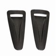 thumbnail image 2 of 4x Real Carbon Fiber Front Engine Hood Air Vent Trim  Decoration Outlet Cover Trim for   R35 2008-2016, 2 of 6
