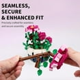 thumbnail image 3 of Lunfar Peony Building Toy Set 527 PCS Flower Building Blocks for Kids Adults, DIY Flower Pot Building Blocks Set for Kids, Suitable for Children and Adults, Easy to Assemble, 3 of 5