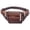 Brown, variant on Men's+Solid+Leather+Waistpack+Travel+Outdoor+Waistpack+Sports+Large+Capacity+Mobile+Running+Waistpack