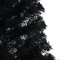 thumbnail image 5 of vidaXL Artificial Half Christmas Tree with Stand Black 240 cm PVC, 5 of 5
