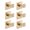 Brushed Gold Stainless Steel, variant on 6 Pack Wall-Mounted Stainless Steel Bathroom Towel /Coat for Bathroom, Bedroom, Kitchen